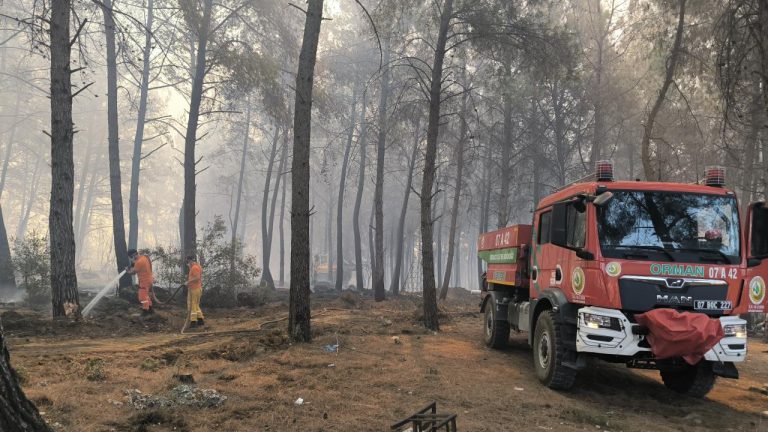 Bolu’da çıkan orman yangınına müdahale ediliyor Bolu’da çıkan orman yangınına müdahale ediliyor