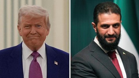 ABD Başkanı Trump ile Suriye Cumhurbaşkanı Şara arasındaki görüşme başladı