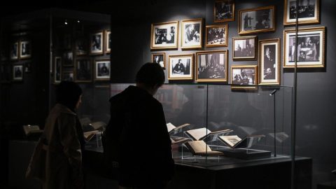 Cumhurbaşkanlığı Millet Kütüphanesi'nde "Atatürk'ün Kitap Dünyası" sergisi açıldı