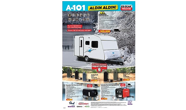 29 Ocak’ta Karavan A101’de! 29 Ocak’ta Karavan A101’de!