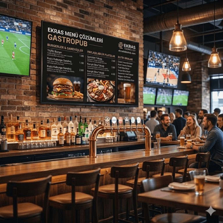 Ekras Teknoloji ile Dijital Menü Devrimi: İşletmelerin Geleceği Burada