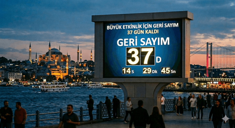 Zamanın İzini Sürmek: Dijital Geri Sayım Araçlarının Planlamadaki Gücü