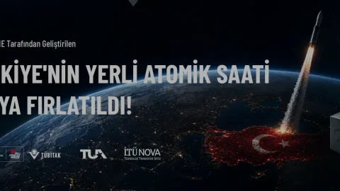 Türkiye Yerli Atomik Saati RAFS Uzaya Gönderdi Türkiye Yerli Atomik Saati RAFS Uzaya Gönderdi