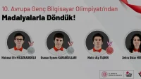 Avrupa Genç Bilgisayar Olimpiyatı Türkiye için başarıyla bitti