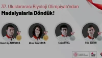 Genç Türk Biyologlar Litvanyada 4 Madalya Kazandı