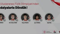 Milli Fizik Takımı Kolombiya Olimpiyatlarından 5 Madalya ile Döndü Milli Fizik Takımı Kolombiya Olimpiyatlarından 5 Madalya ile Döndü