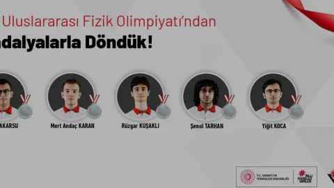 Milli Fizik Takımı Kolombiya Olimpiyatlarından 5 Madalya ile Döndü