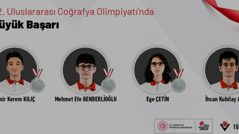 Türk Öğrenciler 22 Uluslararası Coğrafya Olimpiyatı’nda 4 Gümüş Madalya Aldı