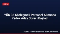 YÖK 35 Sözleşmeli Personel Alımında Yedek Aday Süreci Başladı YÖK 35 Sözleşmeli Personel Alımında Yedek Aday Süreci Başladı