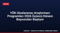 YÖK Uluslararası Araştırmacı Programları 2026 Üçüncü Dönem Başvuruları Başlıyor