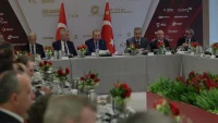 Cumhurbaşkanı Erdoğan New Yorkta iş dünyası temsilcileriyle buluştu Cumhurbaşkanı Erdoğan New Yorkta iş dünyası temsilcileriyle buluştu