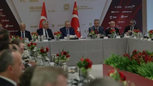 Cumhurbaşkanı Erdoğan New Yorkta iş dünyası temsilcileriyle buluştu Cumhurbaşkanı Erdoğan New Yorkta iş dünyası temsilcileriyle buluştu